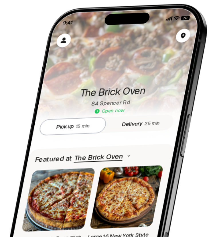 The Brick Oven app preview