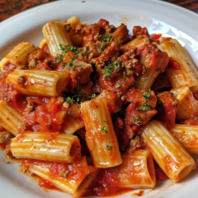 Mostaccioli Pasta.